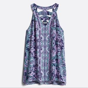 Stitchfix - Paisley blouse with cut out back